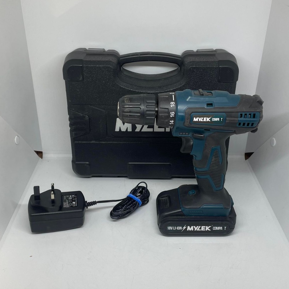 Mylek Cordless Drill 18V Set Driver Screwdriver Lithium Battery Own4Less